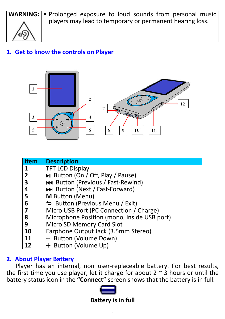 Lenco Xemio-657 User Manual | Page 3 / 22