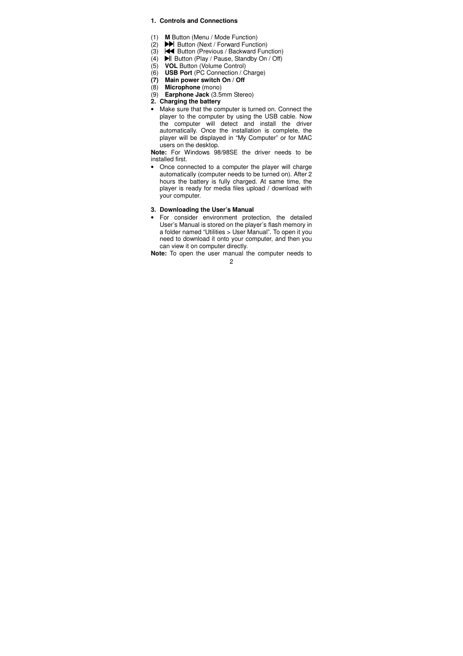 Lenco XEMIO-664 User Manual | Page 2 / 3