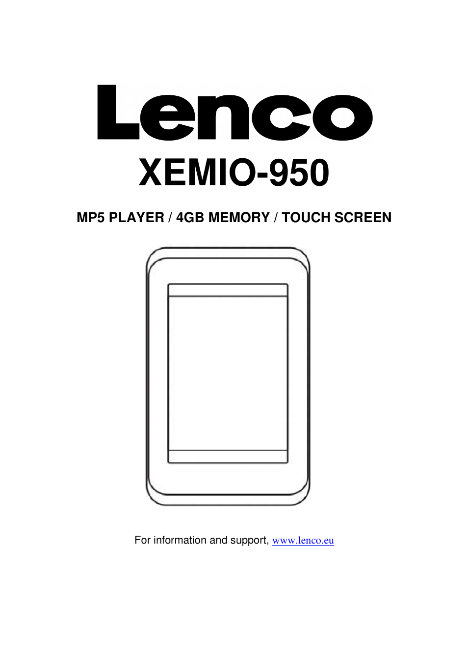 Lenco XEMIO-950 User Manual | 17 pages
