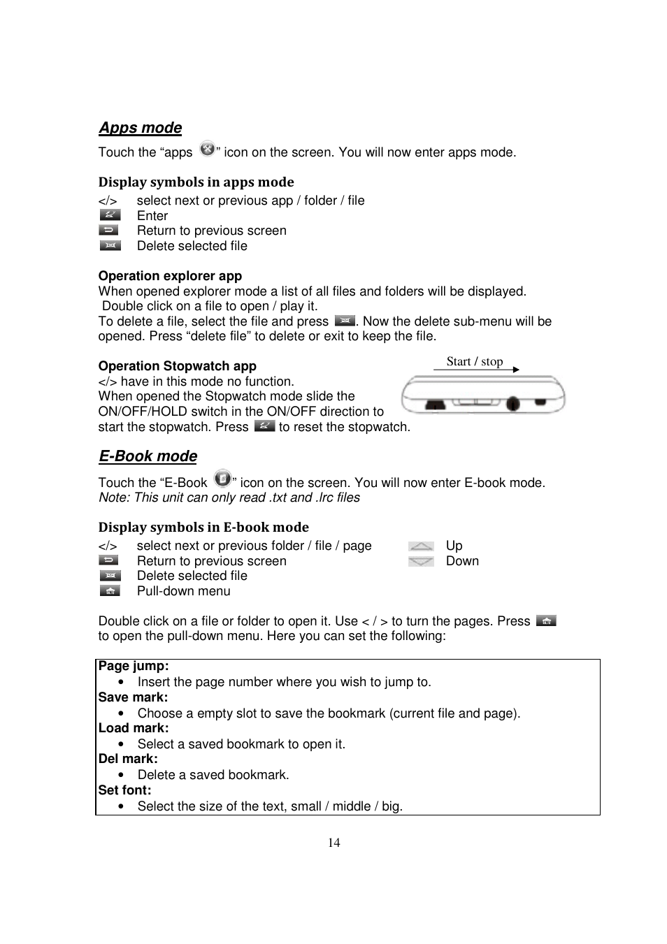 Lenco XEMIO-950 User Manual | Page 14 / 17