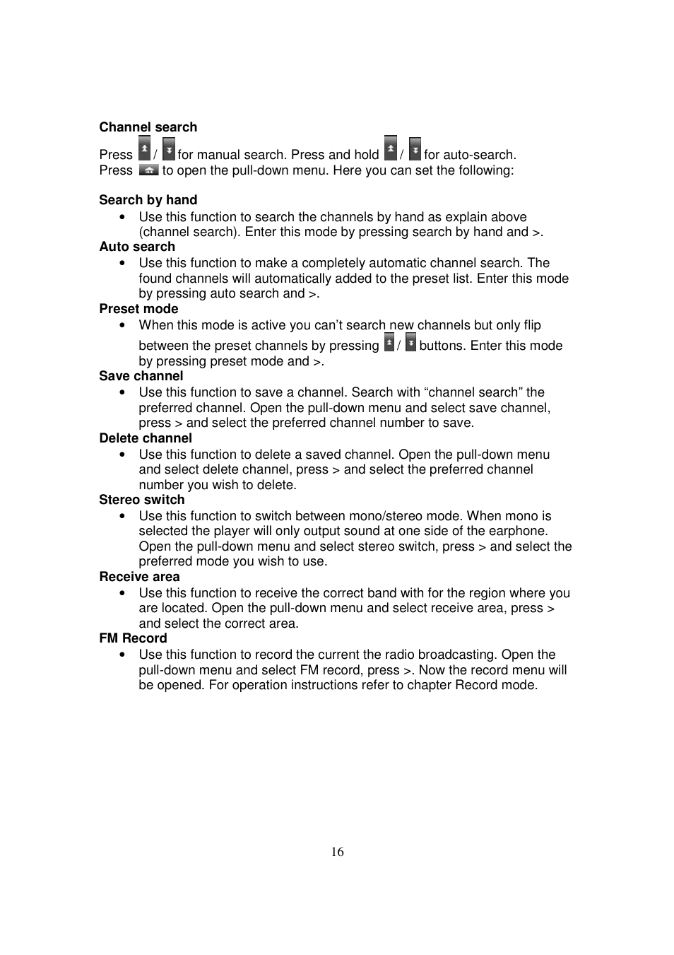 Lenco XEMIO-950 User Manual | Page 16 / 17