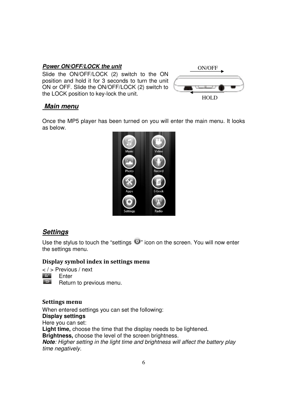 Lenco XEMIO-950 User Manual | Page 6 / 17