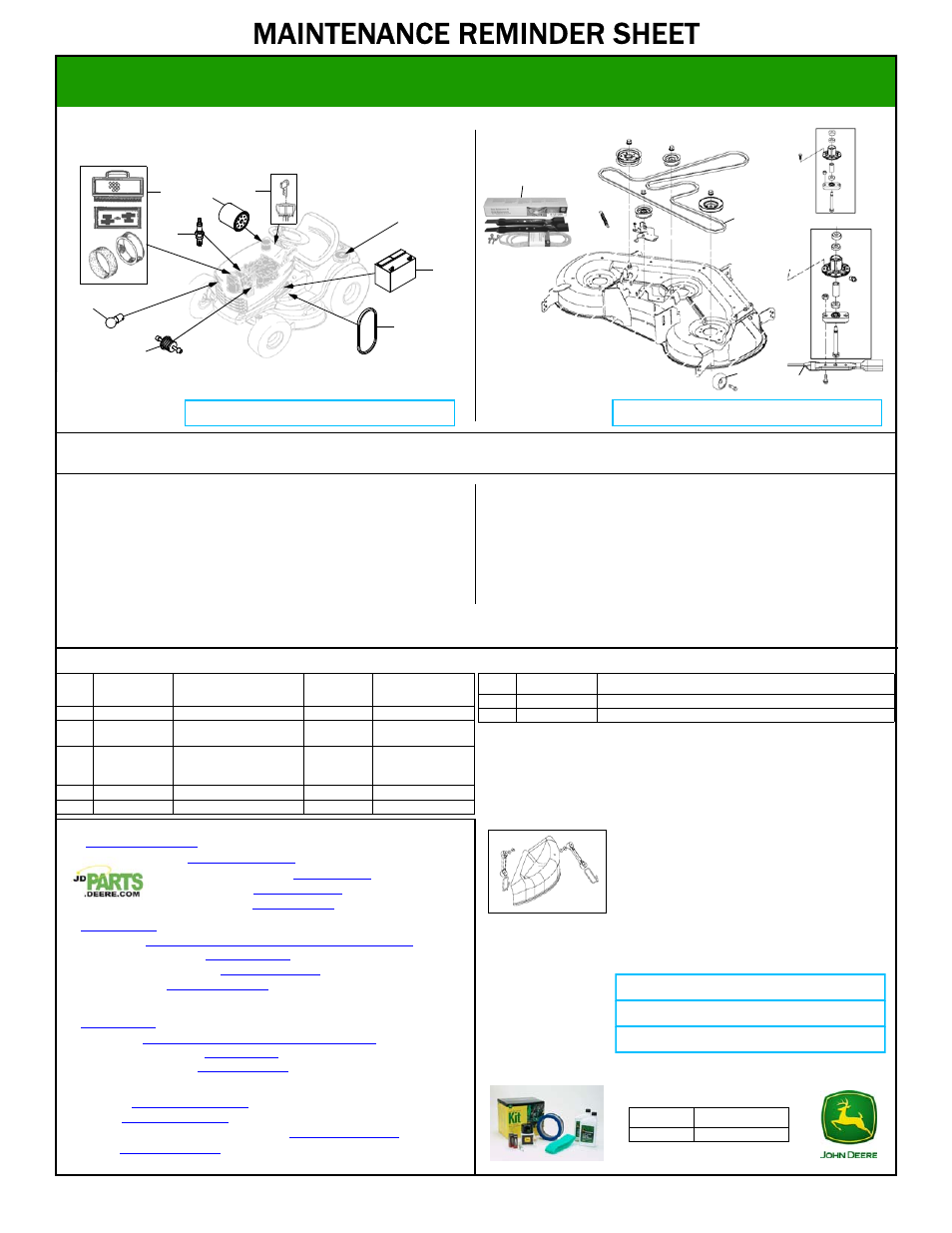 John Deere L120 User Manual | 1 page