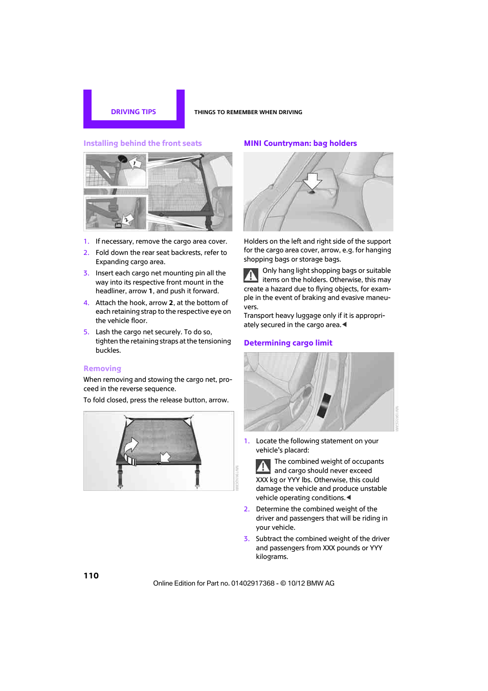 Mini 2013 Countryman User Manual | Page 111 / 275