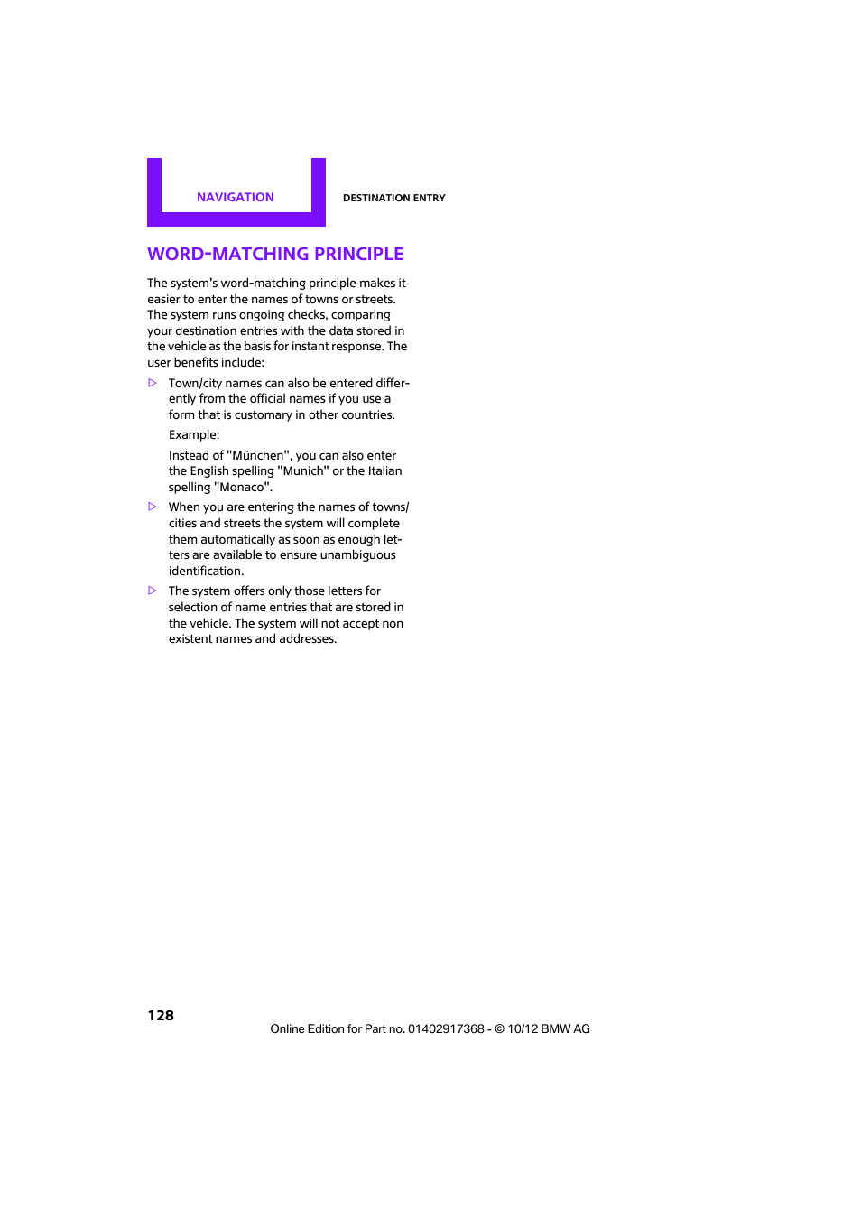 Word-matching principle | Mini 2013 Countryman User Manual | Page 129 / 275