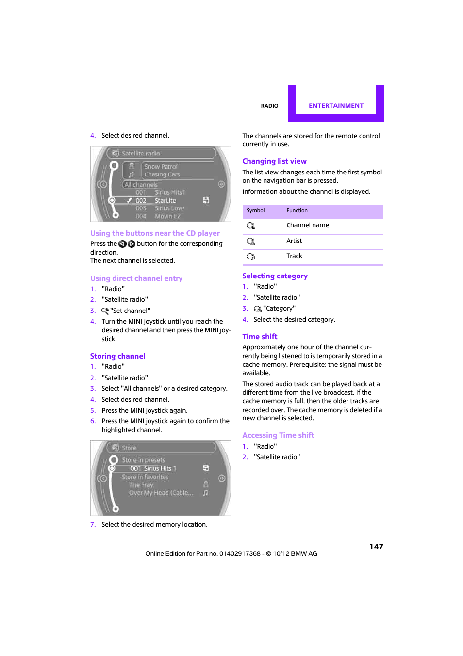 Mini 2013 Countryman User Manual | Page 148 / 275