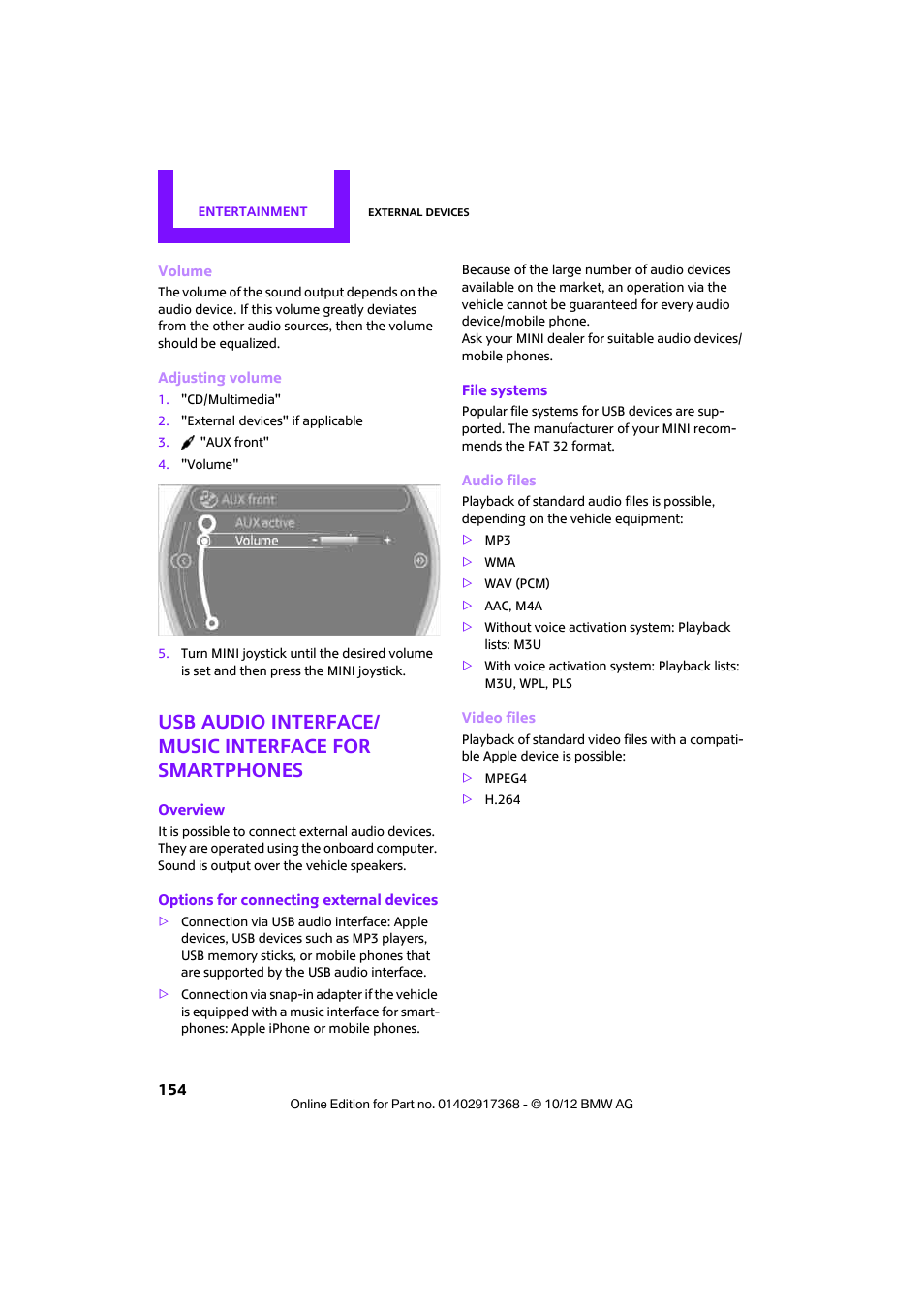 Mini 2013 Countryman User Manual | Page 155 / 275
