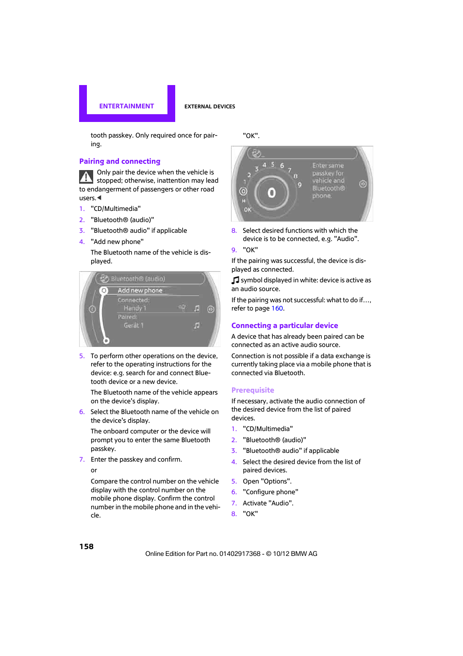 Mini 2013 Countryman User Manual | Page 159 / 275