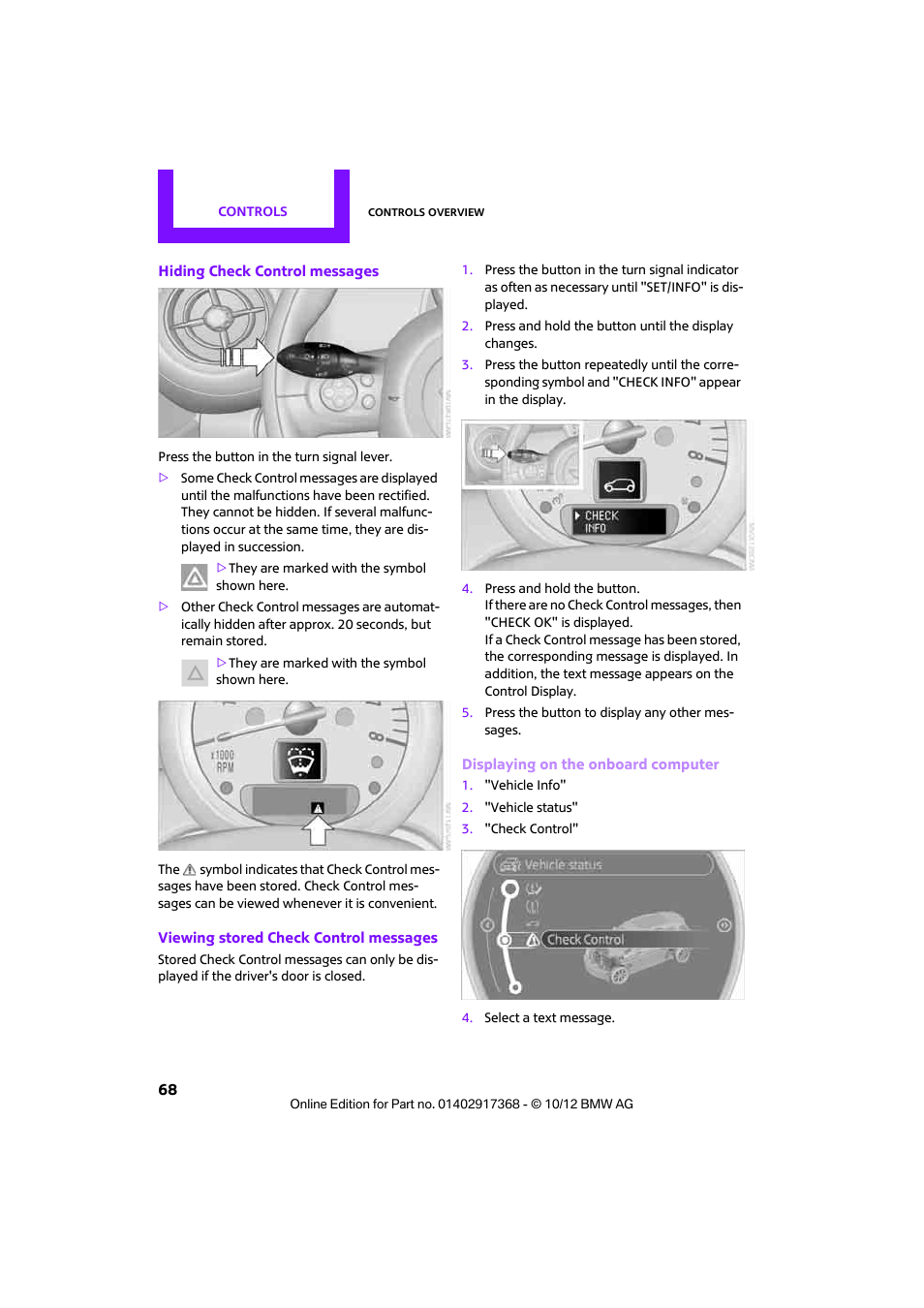 Mini 2013 Countryman User Manual | Page 69 / 275