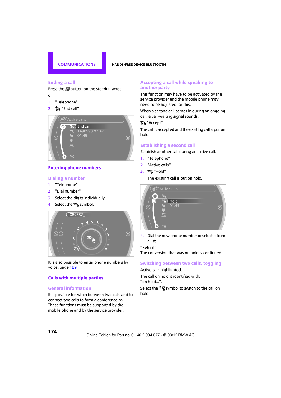 Mini 2012 Coupe Roadster Convertible User Manual | Page 175 / 283