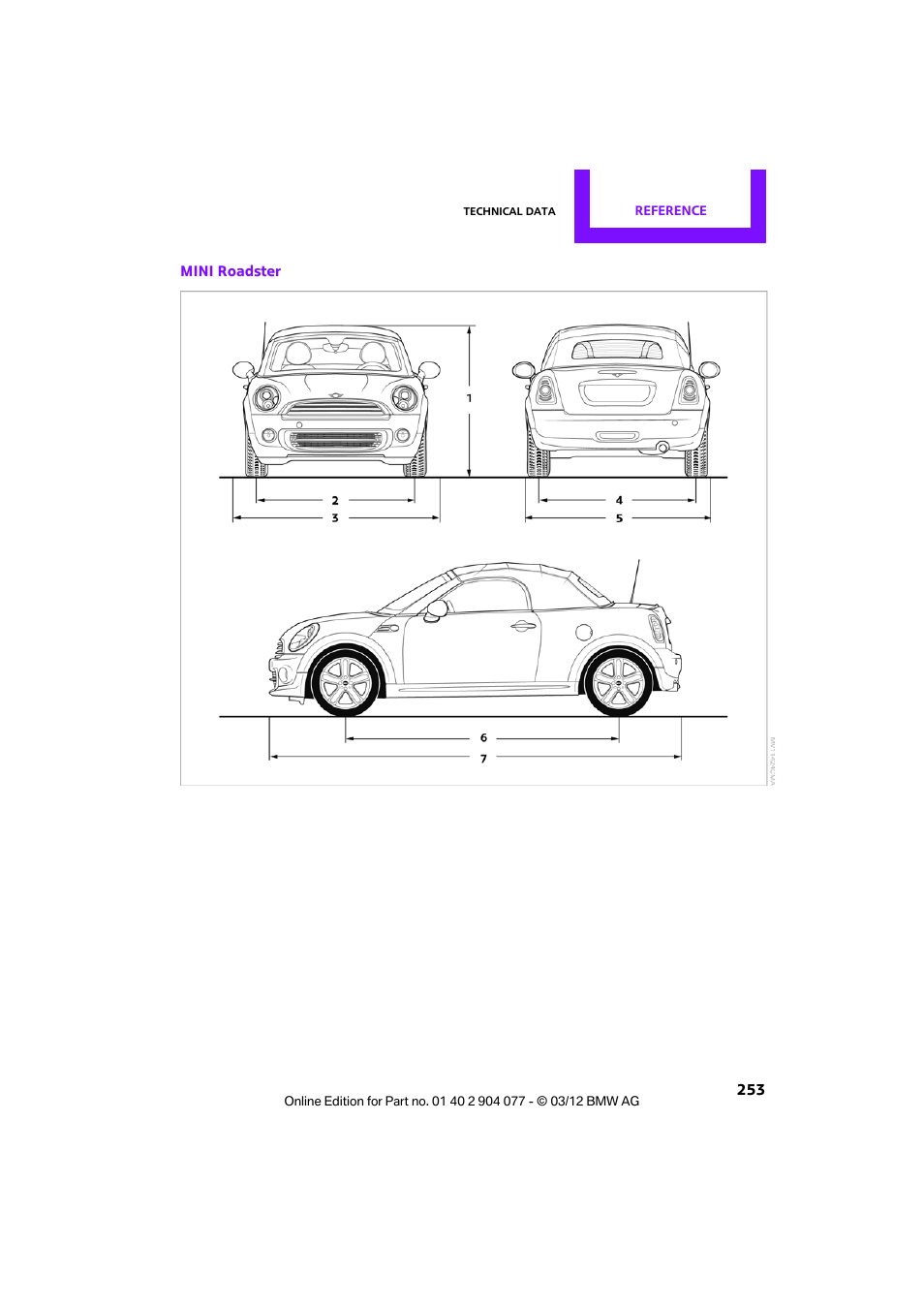 Mini 2012 Coupe Roadster Convertible User Manual | Page 254 / 283