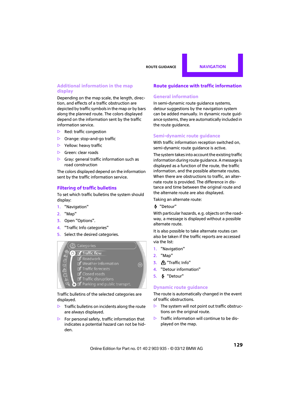Mini 2012 Clubman User Manual | Page 130 / 269