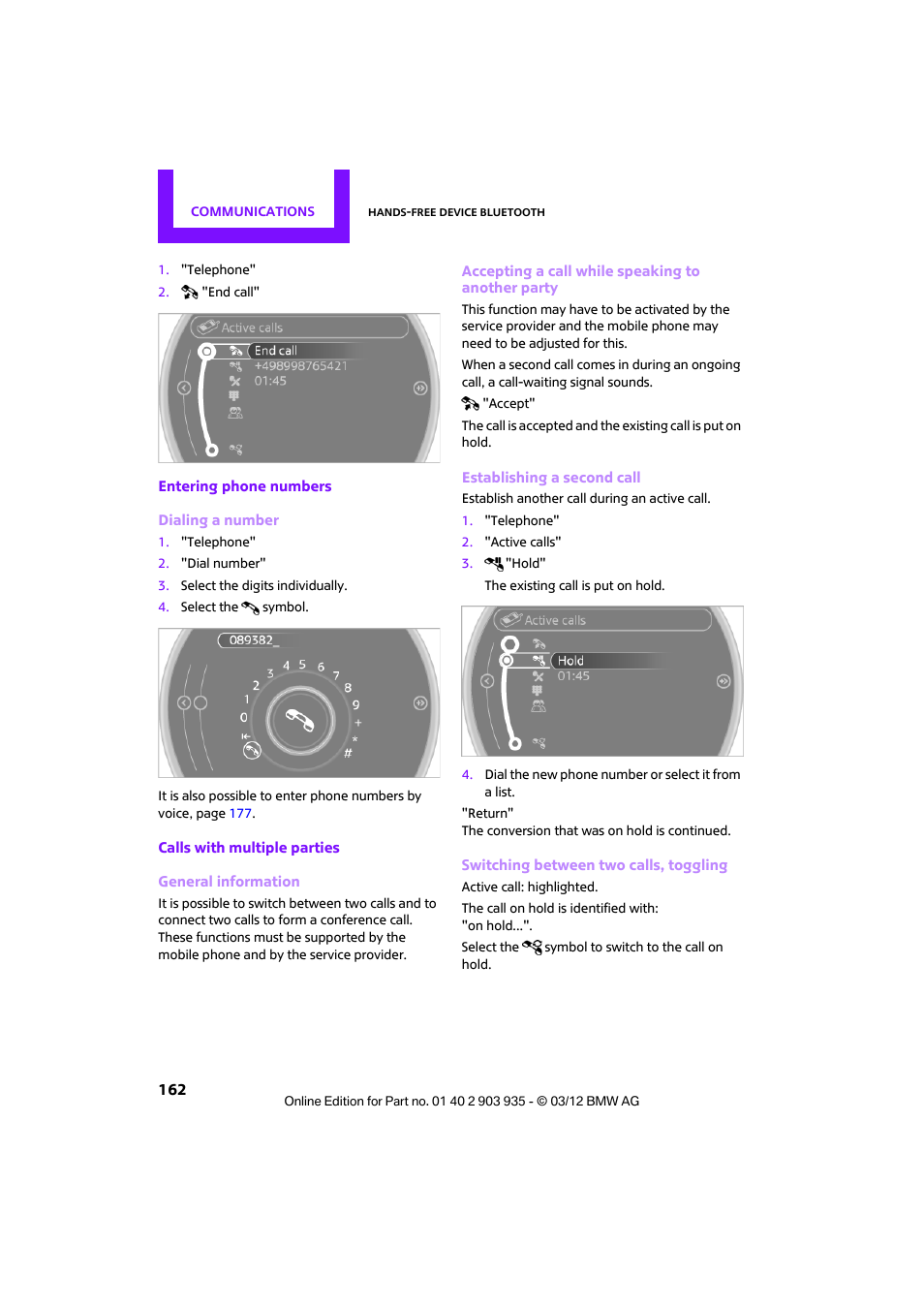 Mini 2012 Clubman User Manual | Page 163 / 269