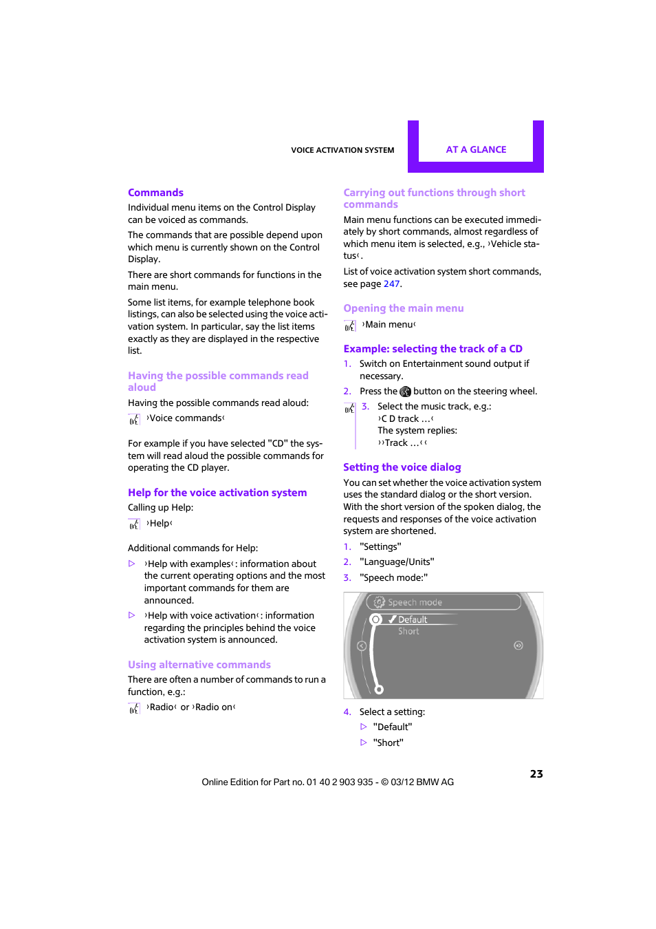 Mini 2012 Clubman User Manual | Page 24 / 269