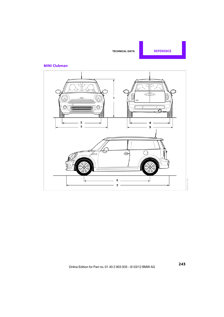 Mini 2012 Clubman User Manual | Page 244 / 269