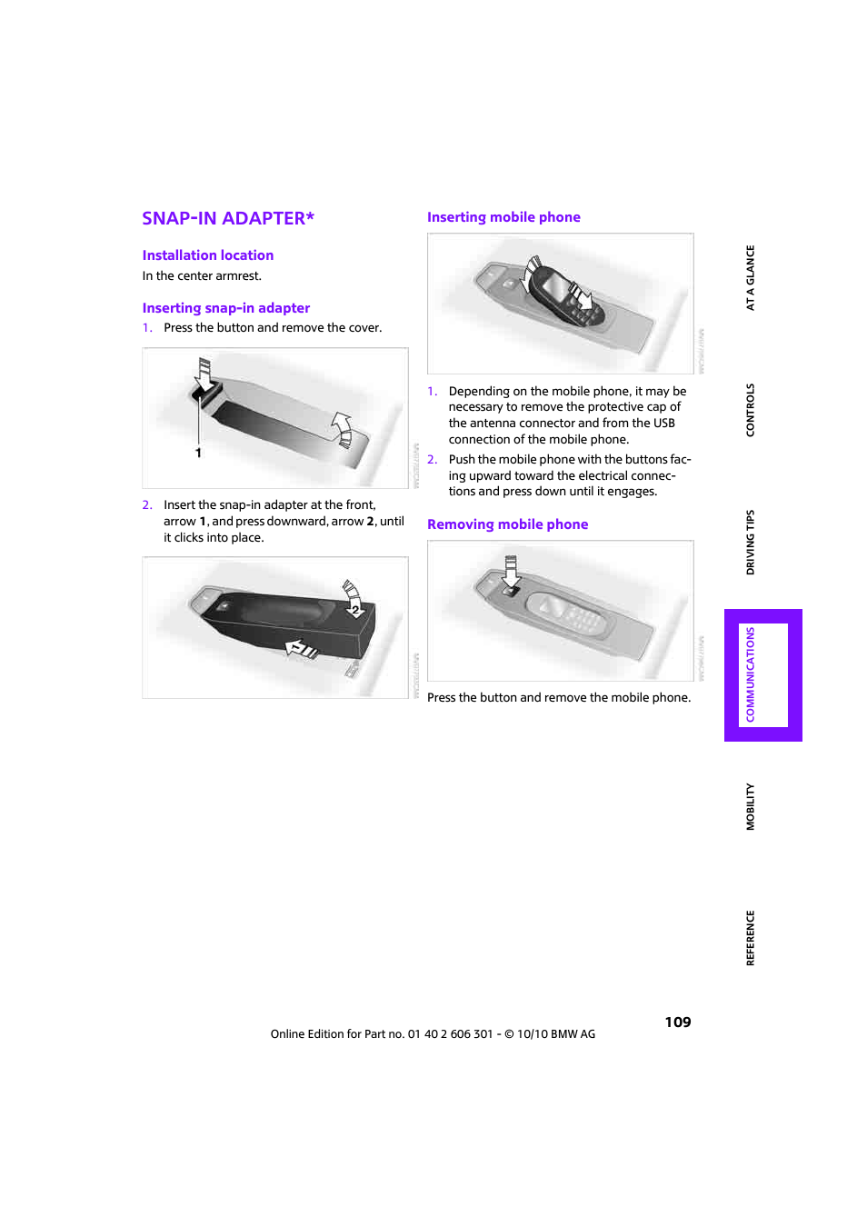 Snap-in adapter | Mini 2011 Countryman User Manual | Page 111 / 176