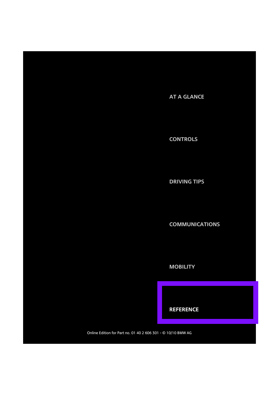 Reference | Mini 2011 Countryman User Manual | Page 159 / 176