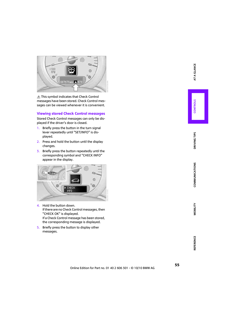 Check | Mini 2011 Countryman User Manual | Page 57 / 176