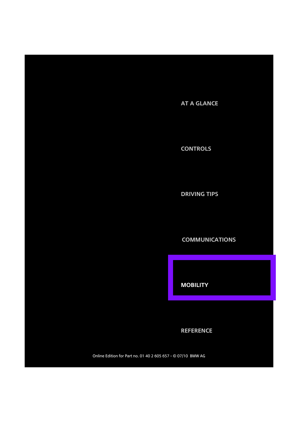 Mobility | Mini 2011 Cooper Convertible User Manual | Page 117 / 186