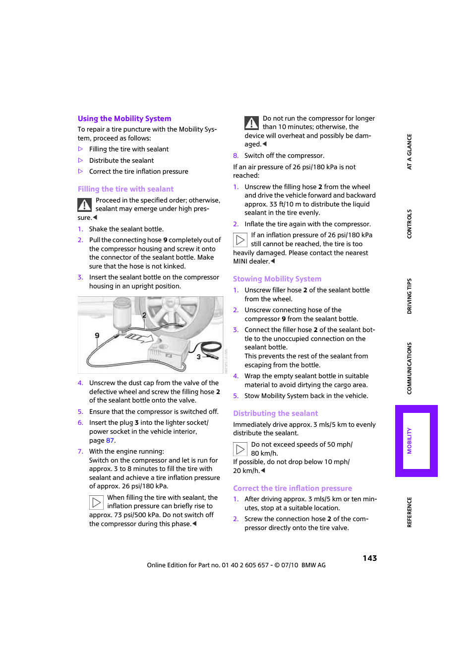 Mini 2011 Cooper Convertible User Manual | Page 145 / 186