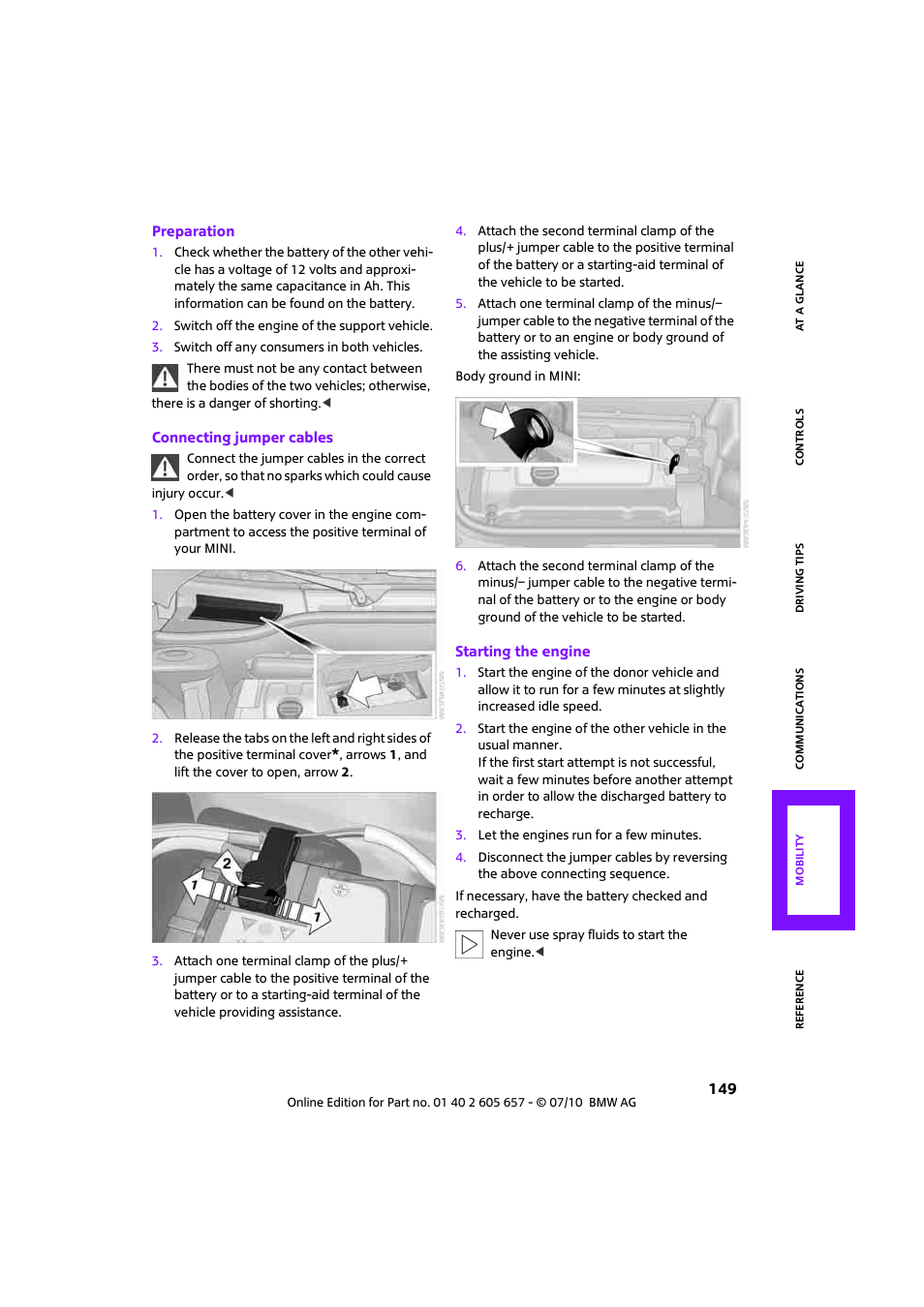 Mini 2011 Cooper Convertible User Manual | Page 151 / 186