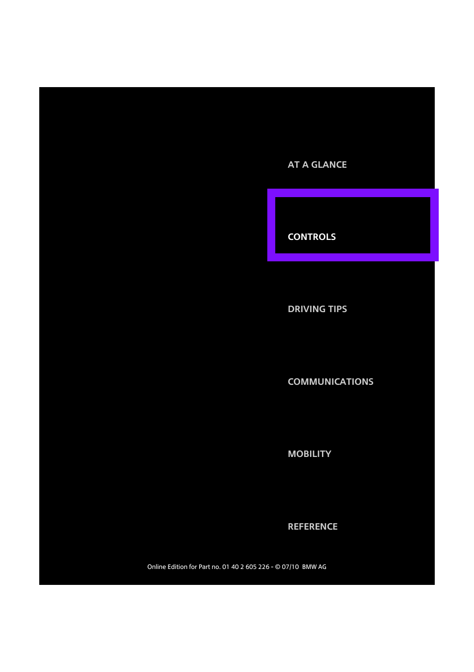 Controls | Mini 2011 Clubman User Manual | Page 19 / 172