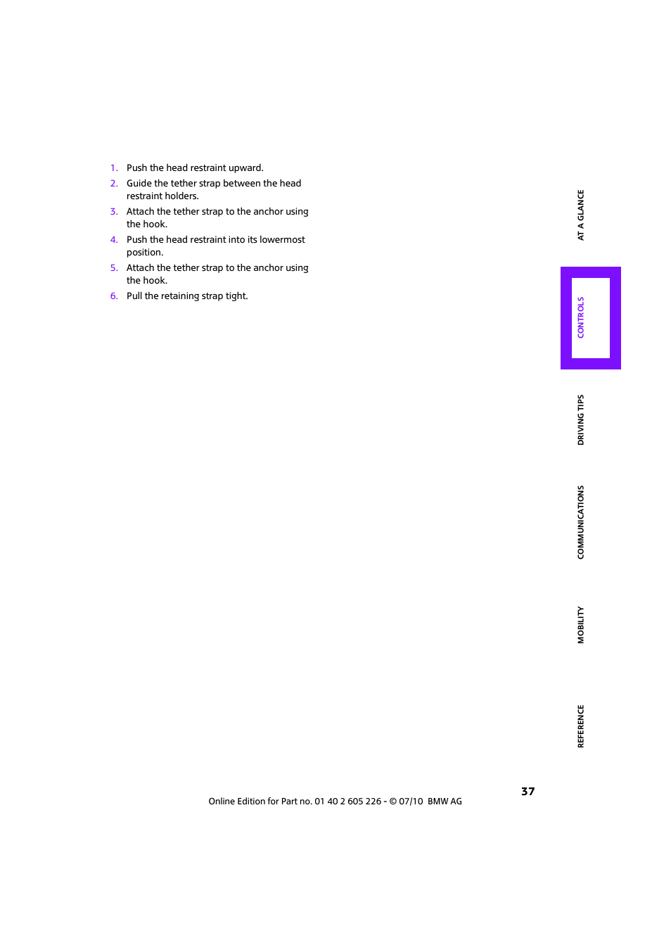 Mini 2011 Clubman User Manual | Page 39 / 172