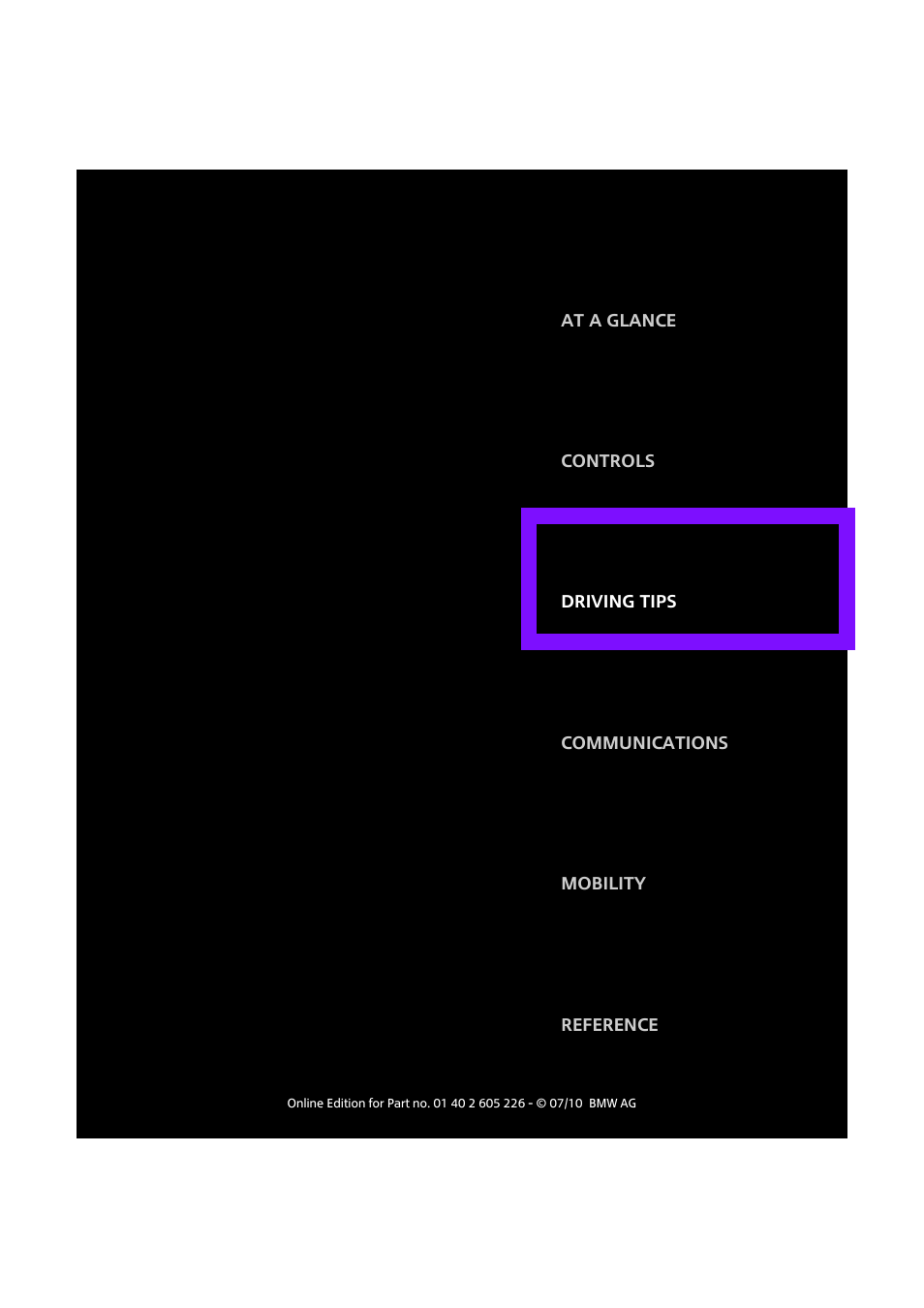 Driving tips | Mini 2011 Clubman User Manual | Page 85 / 172