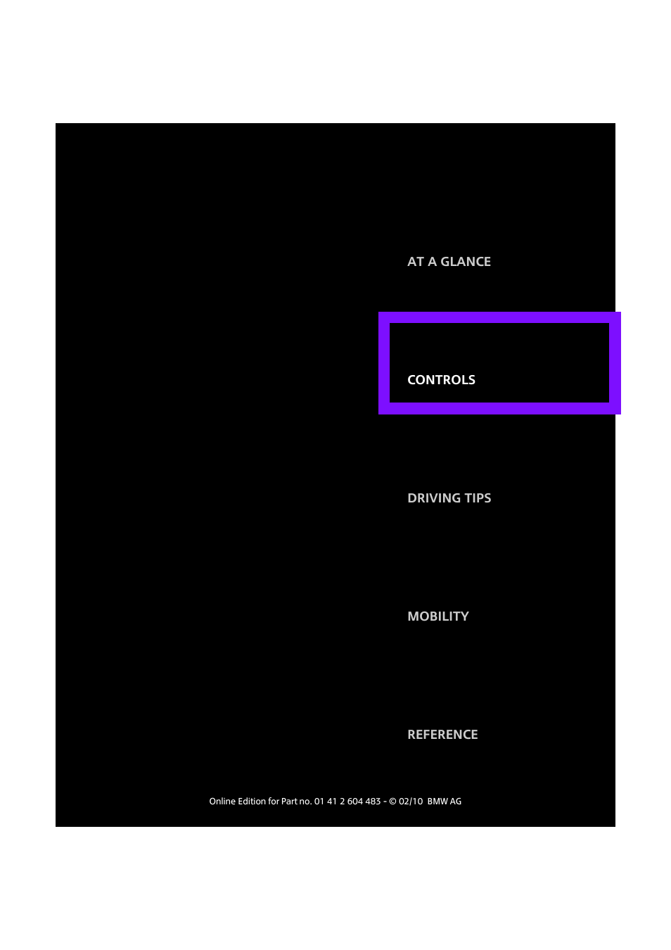 Controls | Mini 2010 Cooper Convertible User Manual | Page 19 / 174