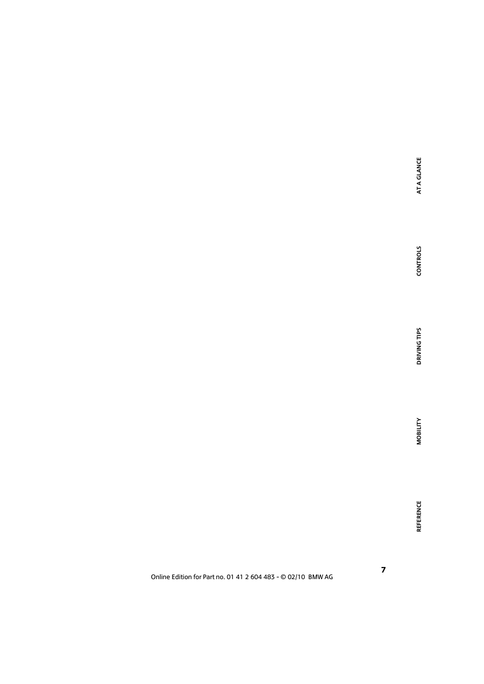 Mini 2010 Cooper Convertible User Manual | Page 9 / 174