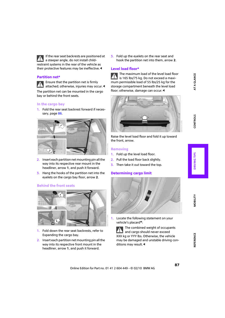 Mini 2010 Clubman User Manual | Page 89 / 160