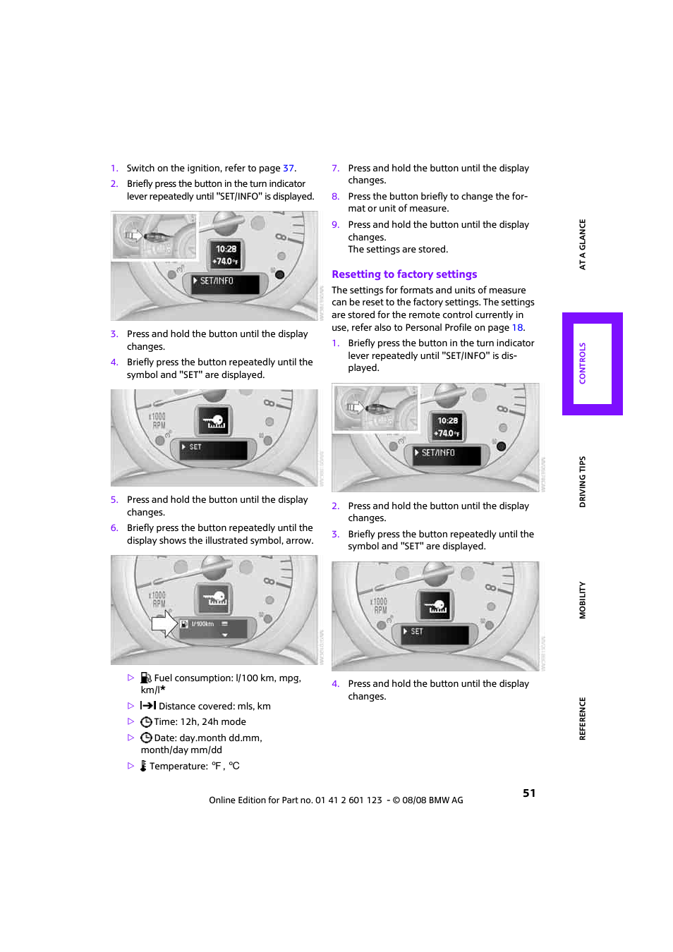 Mini 2009 Cooper User Manual | Page 53 / 160