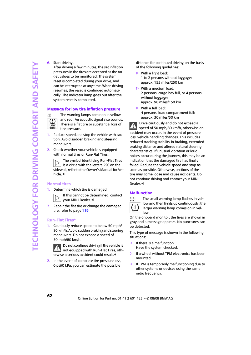 Mini 2009 Cooper User Manual | Page 64 / 160