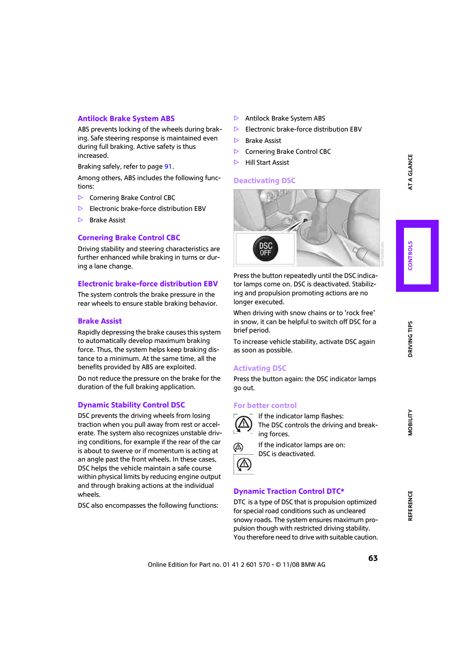 Mini 2009 Cooper Convertible User Manual | Page 65 / 172