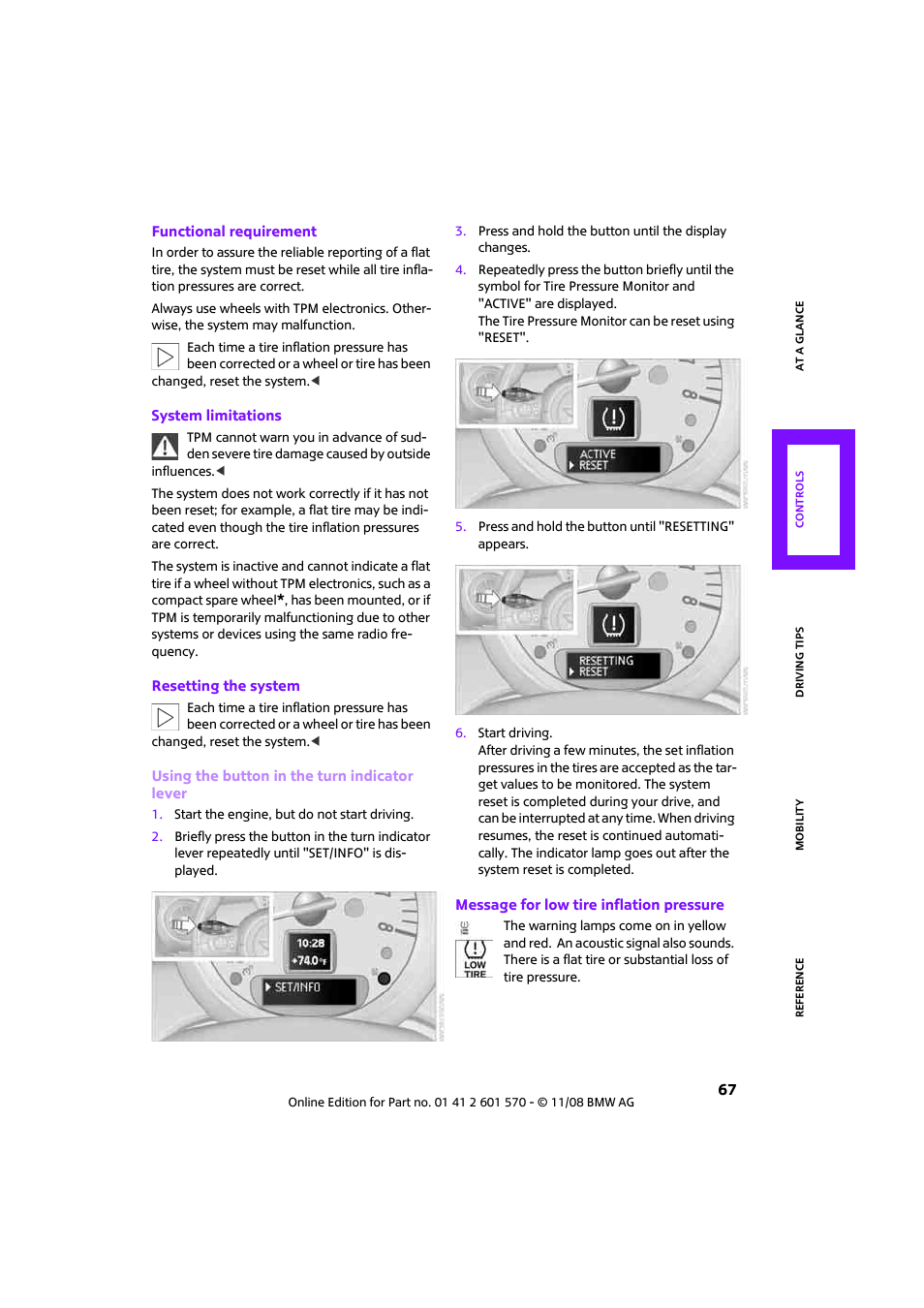 Mini 2009 Cooper Convertible User Manual | Page 69 / 172