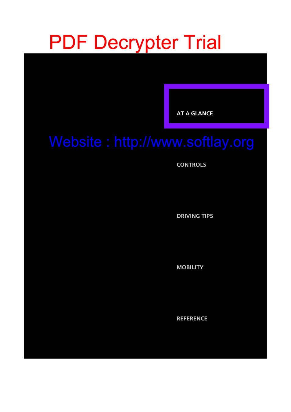 Pdf decrypter trial | Mini 2009 Clubman User Manual | Page 11 / 160