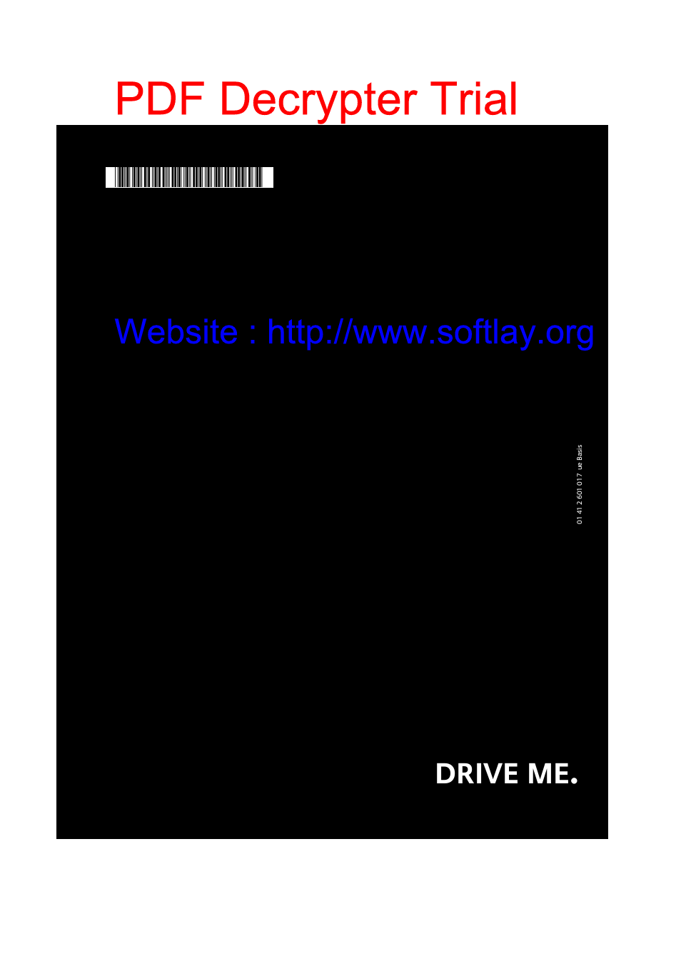 Pdf decrypter trial, Drive me | Mini 2009 Clubman User Manual | Page 160 / 160