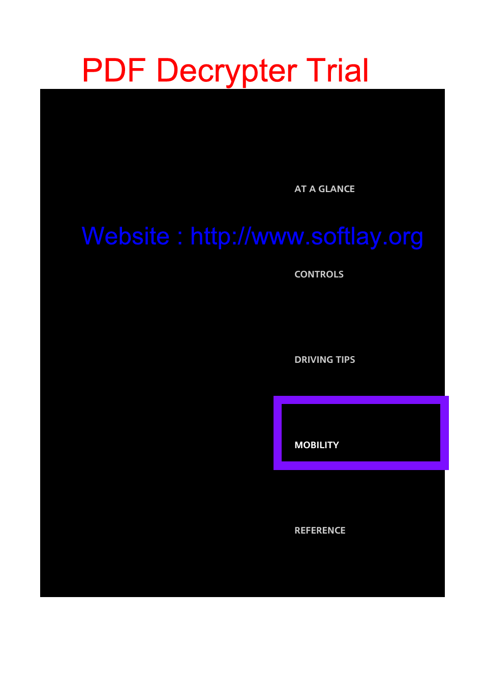 Pdf decrypter trial | Mini 2009 Clubman User Manual | Page 95 / 160