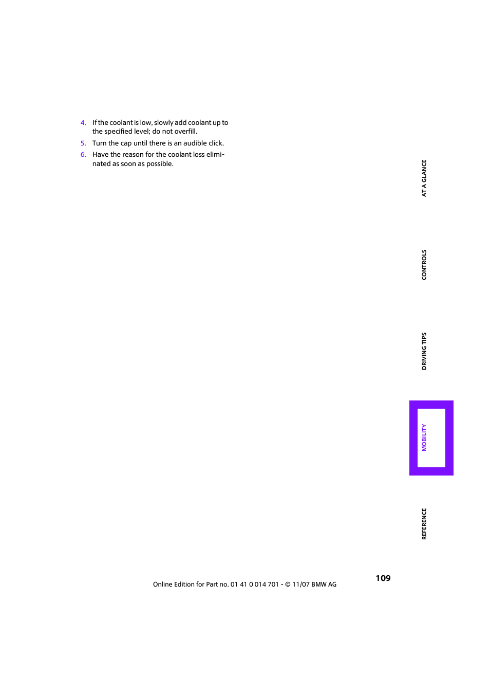 Mini 2008 Cooper User Manual | Page 111 / 164