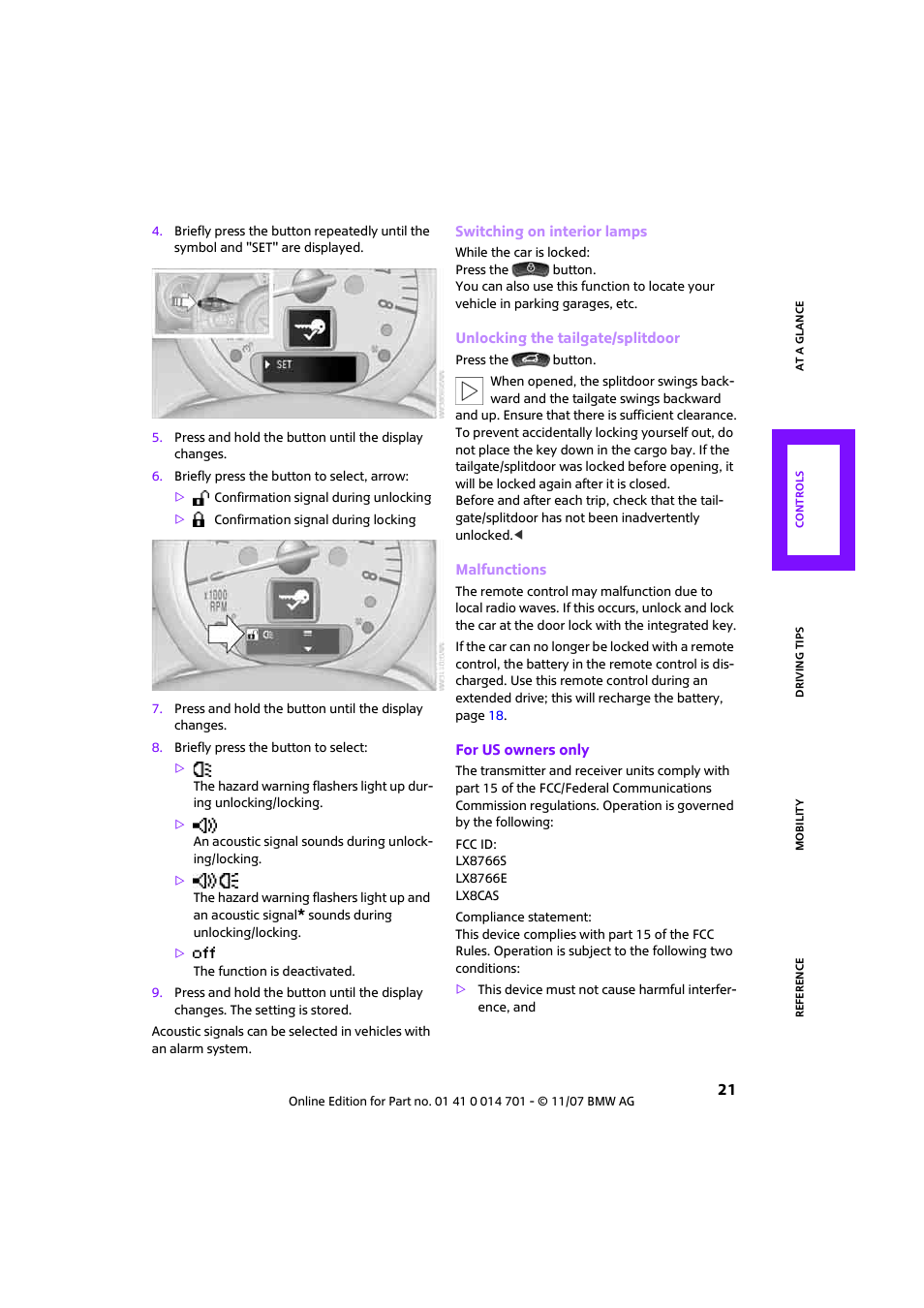 Mini 2008 Cooper User Manual | Page 23 / 164