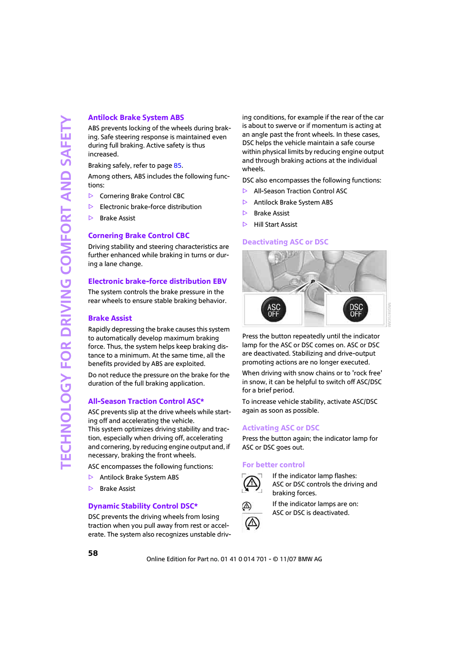 Mini 2008 Cooper User Manual | Page 60 / 164