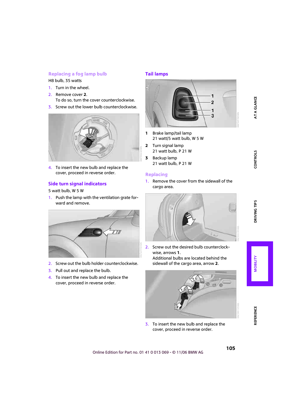 Mini 2007 Cooper User Manual | Page 107 / 148