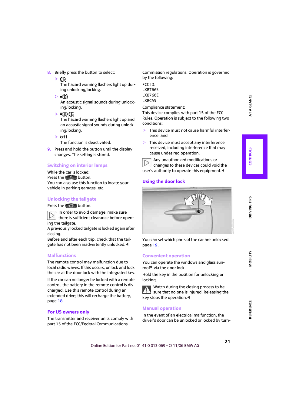 Mini 2007 Cooper User Manual | Page 23 / 148