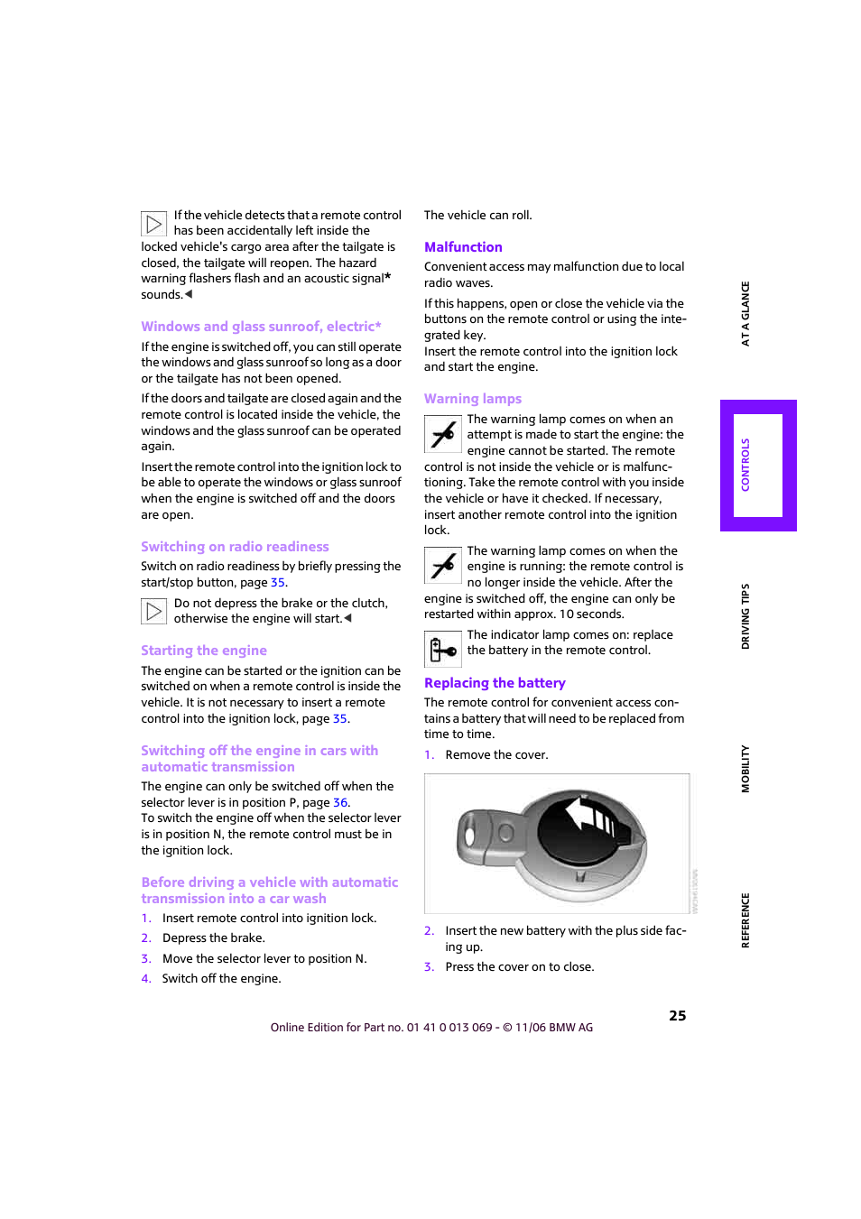 Mini 2007 Cooper User Manual | Page 27 / 148