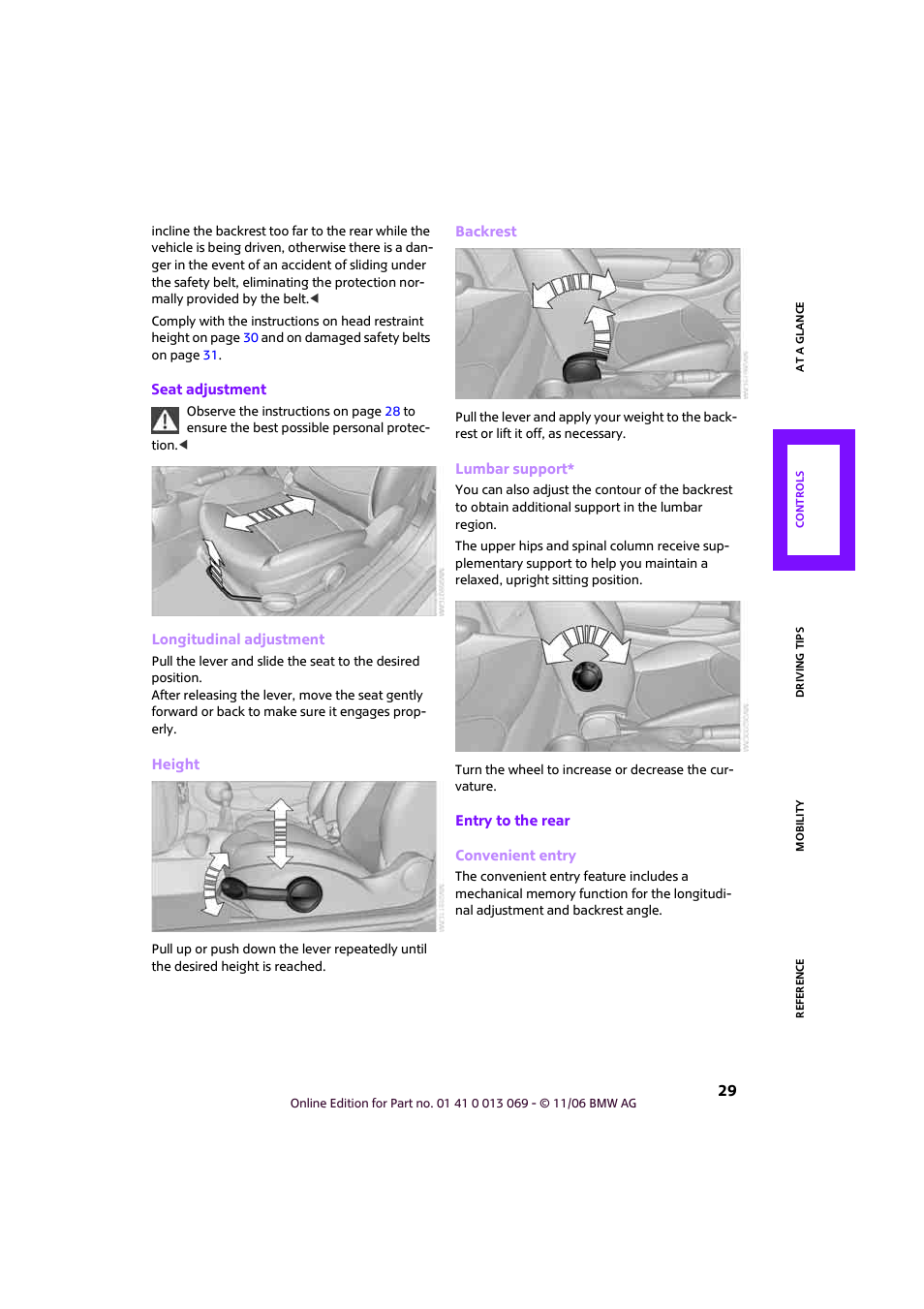Mini 2007 Cooper User Manual | Page 31 / 148