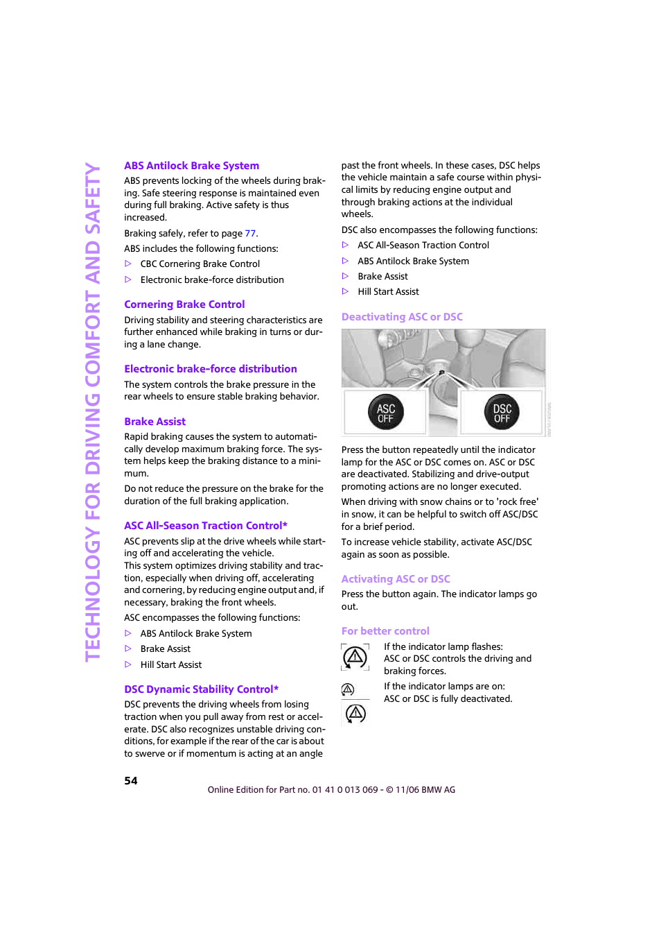 Mini 2007 Cooper User Manual | Page 56 / 148