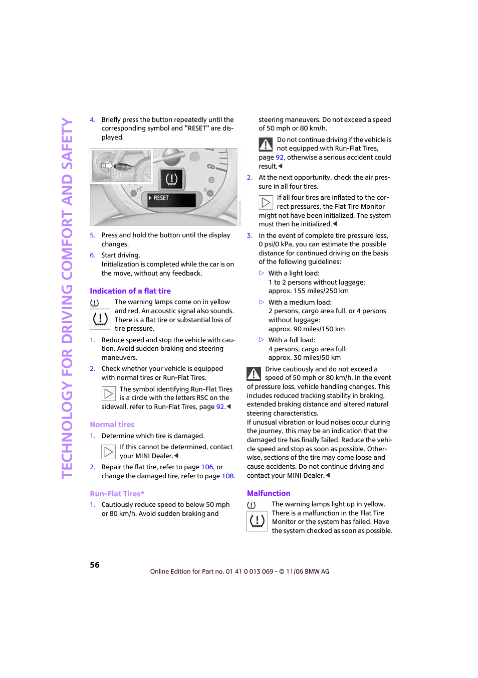 Mini 2007 Cooper User Manual | Page 58 / 148