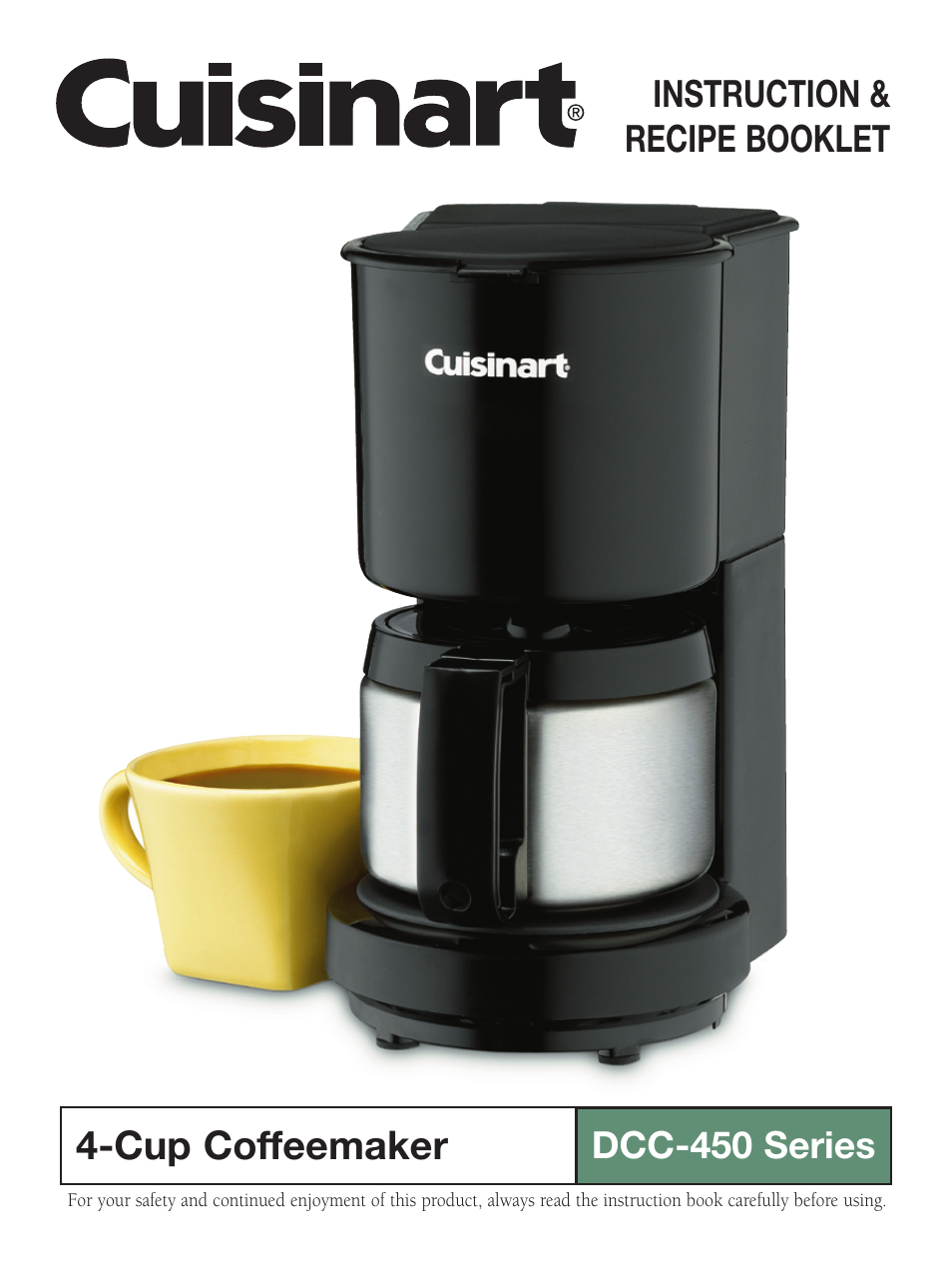 Cuisinart DCC-450 Series User Manual | 9 pages