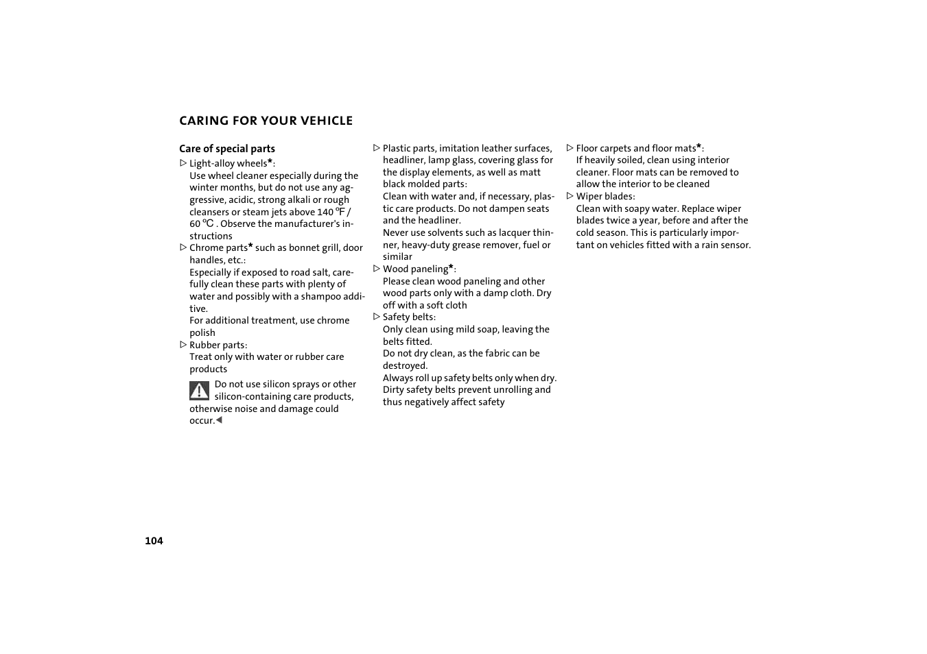 Mini 2004 Cooper User Manual | Page 106 / 152