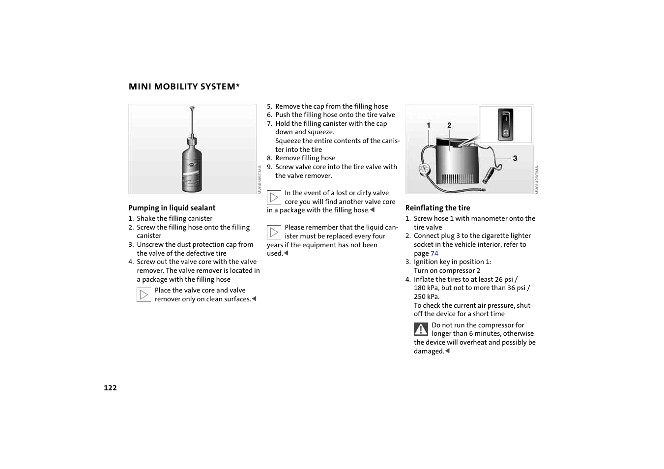 Mini 2004 Cooper User Manual | Page 124 / 152